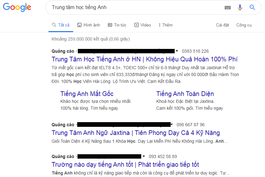 Các hình thức quảng cáo Google phổ biến hiệu quả